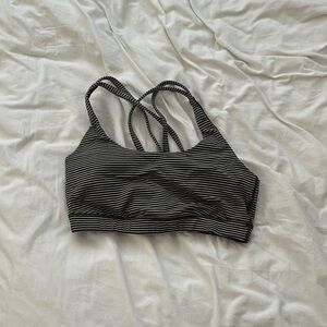 Lululemon Striped Sports Bra